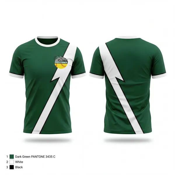 Short Sleeve Performance Shirt, Lady Mustangs, Softball, Teamtime, Team time, sublimation, custom sports apparel, team uniforms, spirit wear, spiritwear, sports uniforms, custom shirts, team store, custom team store, fundraiser sports, apparel fundraiser