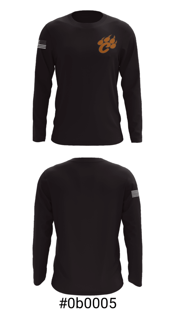 Long Sleeve Performance Shirt, South Crawford Elementary School, Spirit Store, Teamtime, Team time, sublimation, custom sports apparel, team uniforms, spirit wear, spiritwear, sports uniforms, custom shirts, team store, custom team store, fundraiser sports, apparel fundraiser