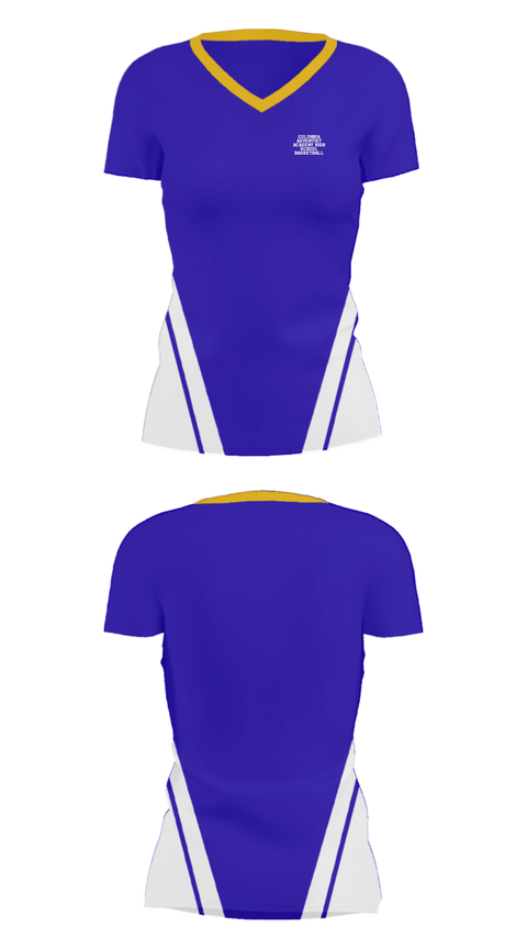 Women's Short Sleeve Vneck Shirt, Columbia Adventist Academy High School Basketball, Men's Basketball, Teamtime, Team time, sublimation, custom sports apparel, team uniforms, spirit wear, spiritwear, sports uniforms, custom shirts, team store, custom team store, fundraiser sports, apparel fundraiser