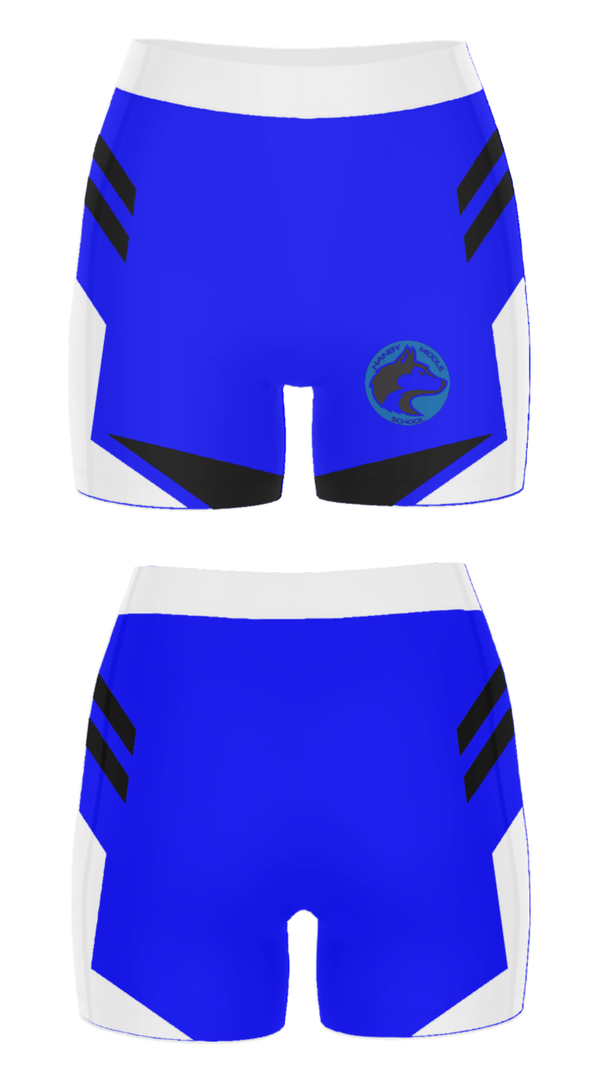Women's Compression Shorts, Hanby Middle School Basketball, Women's Basketball, Teamtime, Team time, sublimation, custom sports apparel, team uniforms, spirit wear, spiritwear, sports uniforms, custom shirts, team store, custom team store, fundraiser sports, apparel fundraiser