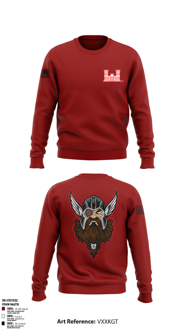 Crew Neck Sweatshirt, 689 EN CO, Army, Teamtime, Team time, sublimation, custom sports apparel, team uniforms, spirit wear, spiritwear, sports uniforms, custom shirts, team store, custom team store, fundraiser sports, apparel fundraiser