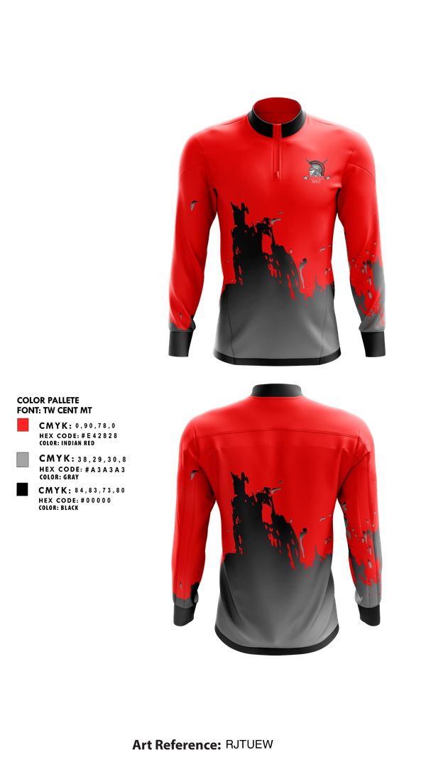 Quarter Zip Jacket, Southeastern Trojans, Golf, Teamtime, Team time, sublimation, custom sports apparel, team uniforms, spirit wear, spiritwear, sports uniforms, custom shirts, team store, custom team store, fundraiser sports, apparel fundraiser
