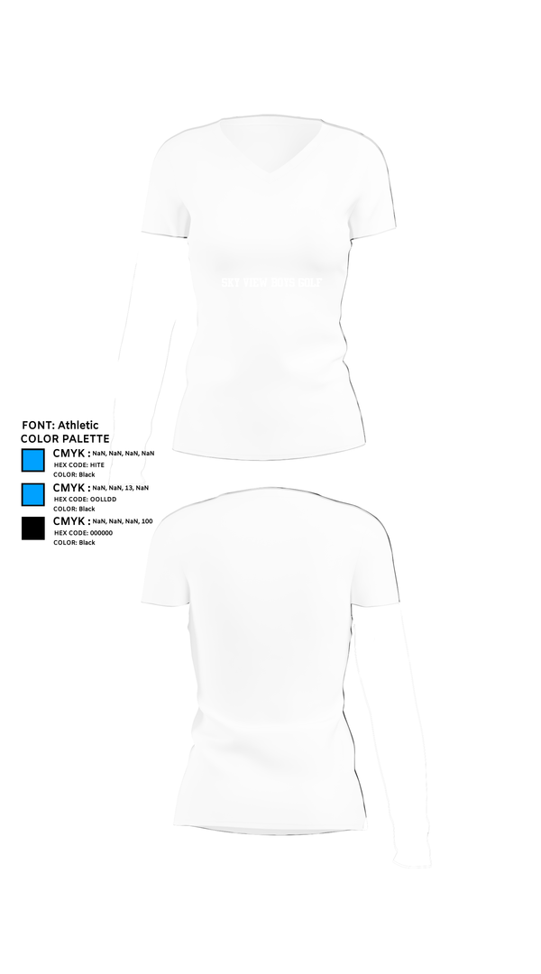 Womens Short Sleeve Vneck Shirt, Sky View Boys Golf, Golf, Teamtime, Team time, sublimation, custom sports apparel, team uniforms, spirit wear, spiritwear, sports uniforms, custom shirts, team store, custom team store, fundraiser sports, apparel fundraiser