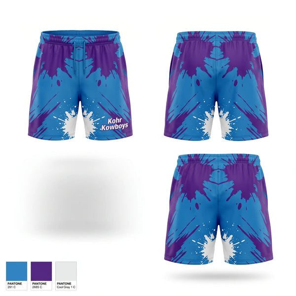 Athletic Shorts With Pockets, Kohr Kowboys, Baseball, Teamtime, Team time, sublimation, custom sports apparel, team uniforms, spirit wear, spiritwear, sports uniforms, custom shirts, team store, custom team store, fundraiser sports, apparel fundraiser
