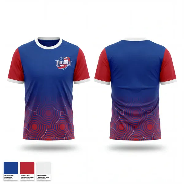 Old School Cotton Feel Shirt, Futures, Softball, Teamtime, Team time, sublimation, custom sports apparel, team uniforms, spirit wear, spiritwear, sports uniforms, custom shirts, team store, custom team store, fundraiser sports, apparel fundraiser