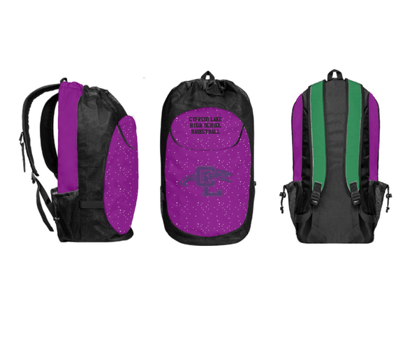 Gear Bag, Cypress Lake High School Basketball, Women's Basketball, Teamtime, Team time, sublimation, custom sports apparel, team uniforms, spirit wear, spiritwear, sports uniforms, custom shirts, team store, custom team store, fundraiser sports, apparel fundraiser