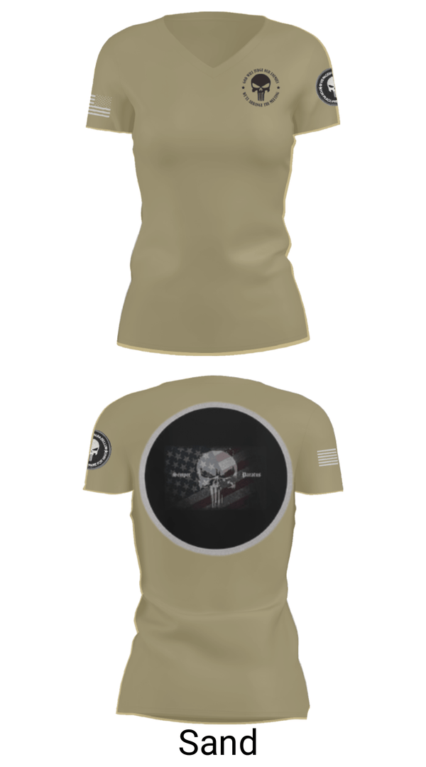 Women's Short Sleeve Vneck Shirt, , Marines, Teamtime, Team time, sublimation, custom sports apparel, team uniforms, spirit wear, spiritwear, sports uniforms, custom shirts, team store, custom team store, fundraiser sports, apparel fundraiser