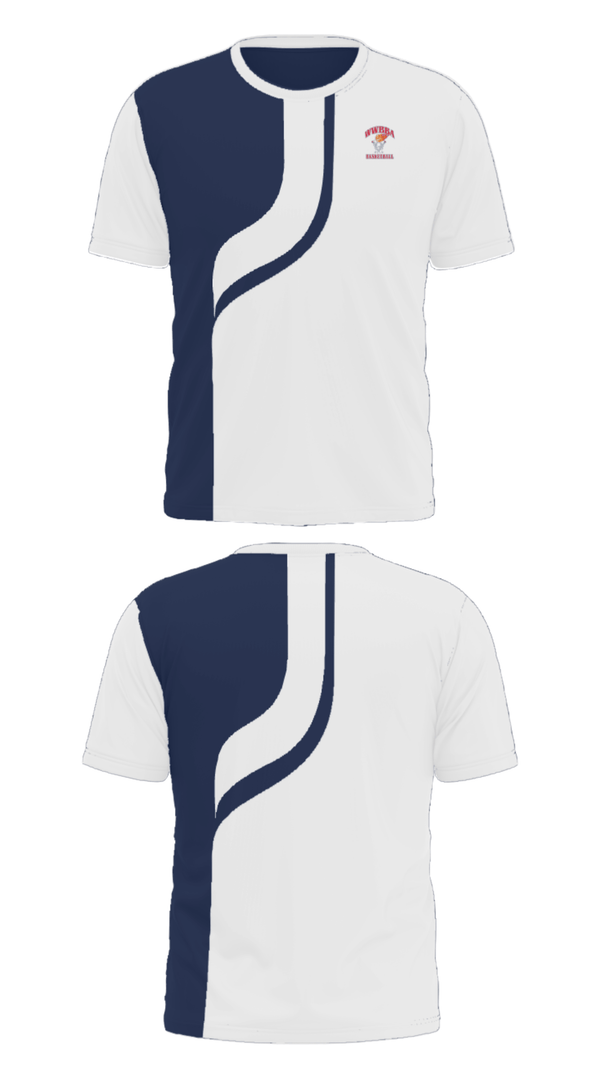 Short Sleeve Performance Shirt, Warrington Warwick Boys Basketball Association, Men's Basketball, Teamtime, Team time, sublimation, custom sports apparel, team uniforms, spirit wear, spiritwear, sports uniforms, custom shirts, team store, custom team store, fundraiser sports, apparel fundraiser