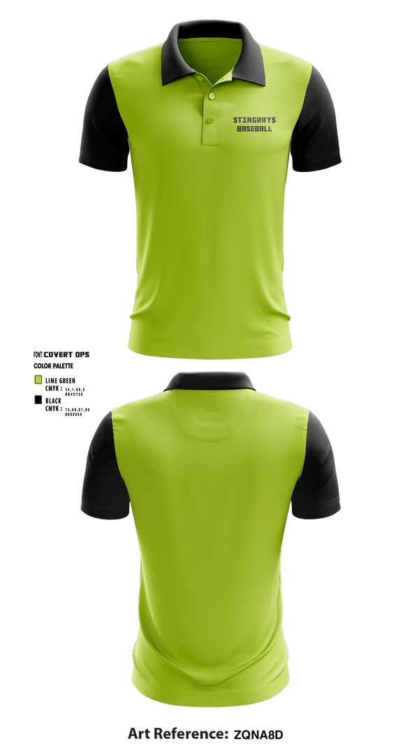 Short Sleeve Performance Polo, STINGRAYS, Baseball, Teamtime, Team time, sublimation, custom sports apparel, team uniforms, spirit wear, spiritwear, sports uniforms, custom shirts, team store, custom team store, fundraiser sports, apparel fundraiser