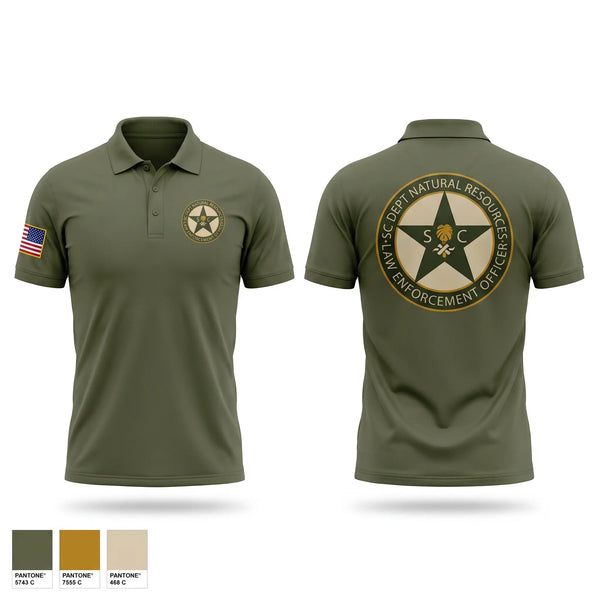 Short Sleeve Performance Polo, South Carolina Department of Natural Resources, Police, Teamtime, Team time, sublimation, custom sports apparel, team uniforms, spirit wear, spiritwear, sports uniforms, custom shirts, team store, custom team store, fundraiser sports, apparel fundraiser