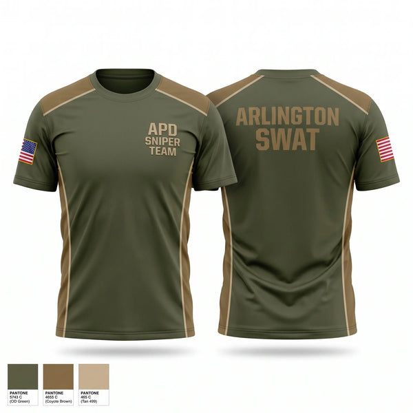Short Sleeve Performance Shirt, APD Sniper Team, Police, Teamtime, Team time, sublimation, custom sports apparel, team uniforms, spirit wear, spiritwear, sports uniforms, custom shirts, team store, custom team store, fundraiser sports, apparel fundraiser