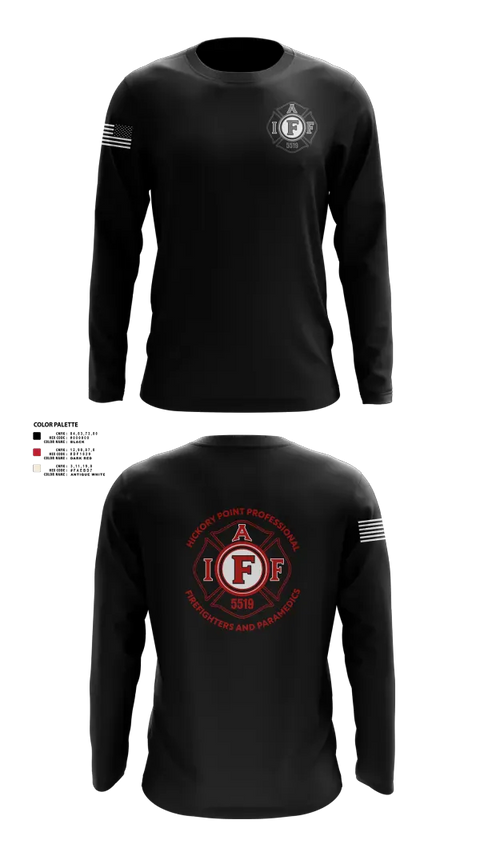 Long Sleeve Performance Shirt, Local 5519, Fire Department, Teamtime, Team time, sublimation, custom sports apparel, team uniforms, spirit wear, spiritwear, sports uniforms, custom shirts, team store, custom team store, fundraiser sports, apparel fundraiser