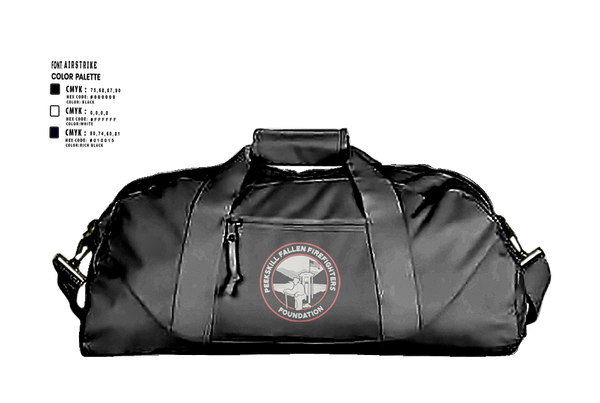 Duffle Bag, Peekskill Fallen Firefighters Foundation, , Teamtime, Team time, sublimation, custom sports apparel, team uniforms, spirit wear, spiritwear, sports uniforms, custom shirts, team store, custom team store, fundraiser sports, apparel fundraiser