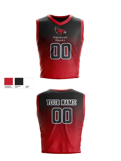 Mens Basketball Jersey, Harrelson Hawks, Men's Basketball, Teamtime, Team time, sublimation, custom sports apparel, team uniforms, spirit wear, spiritwear, sports uniforms, custom shirts, team store, custom team store, fundraiser sports, apparel fundraiser