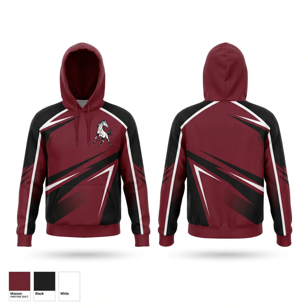Hoodie, Mustangs, Women's Basketball, Teamtime, Team time, sublimation, custom sports apparel, team uniforms, spirit wear, spiritwear, sports uniforms, custom shirts, team store, custom team store, fundraiser sports, apparel fundraiser