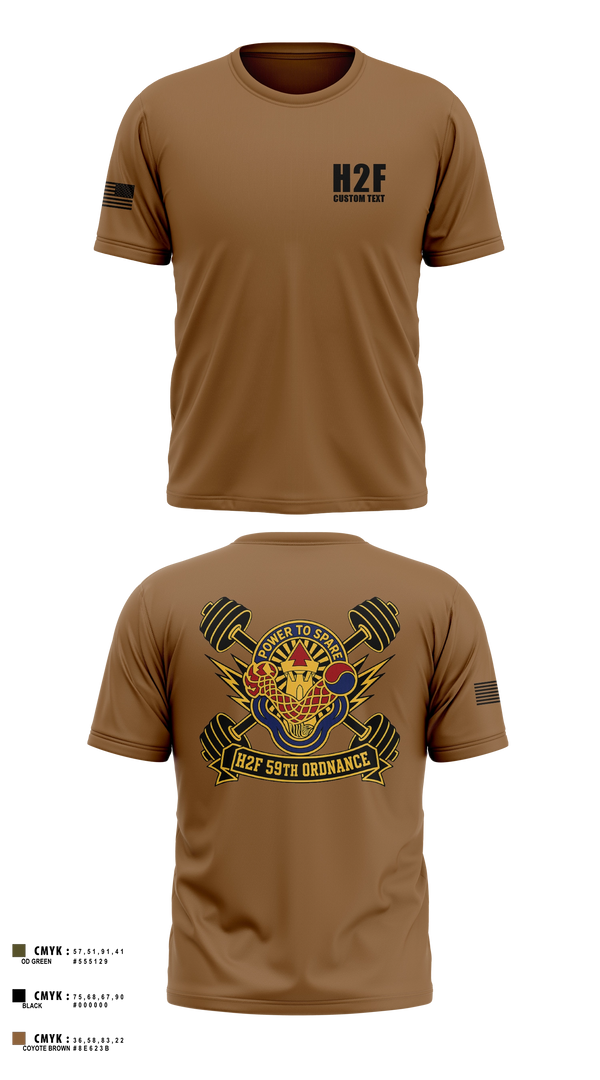 Short Sleeve Performance Shirt, 59th ORD BDE, Army, Teamtime, Team time, sublimation, custom sports apparel, team uniforms, spirit wear, spiritwear, sports uniforms, custom shirts, team store, custom team store, fundraiser sports, apparel fundraiser
