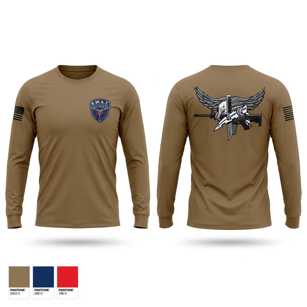 Long Sleeve Performance Shirt, Maumelle SWAT 3, Police, Teamtime, Team time, sublimation, custom sports apparel, team uniforms, spirit wear, spiritwear, sports uniforms, custom shirts, team store, custom team store, fundraiser sports, apparel fundraiser