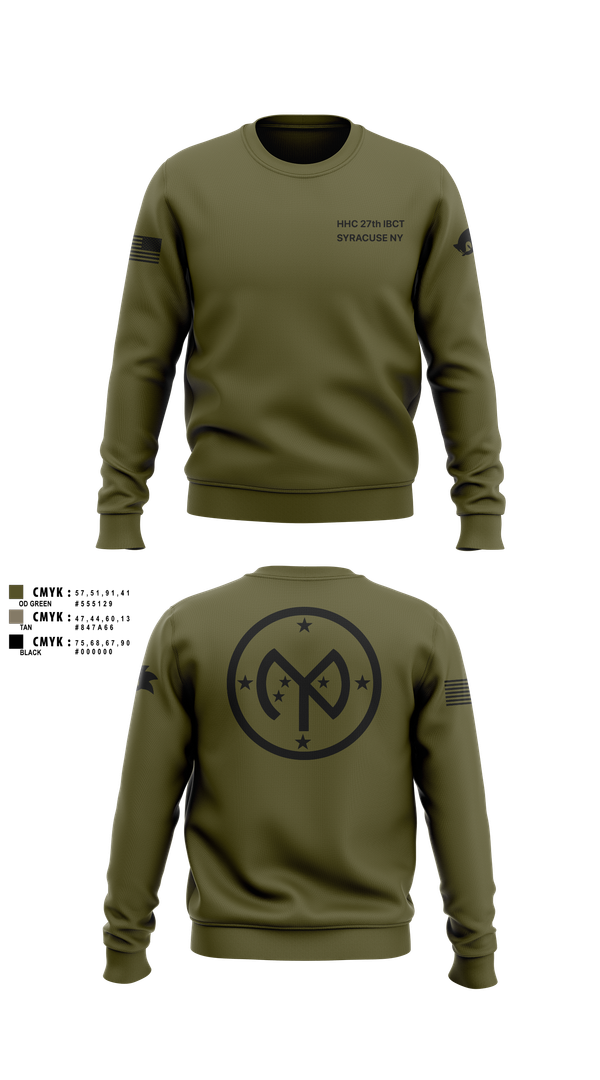 Crew Neck Sweatshirt, 27 IBCT, , Teamtime, Team time, sublimation, custom sports apparel, team uniforms, spirit wear, spiritwear, sports uniforms, custom shirts, team store, custom team store, fundraiser sports, apparel fundraiser