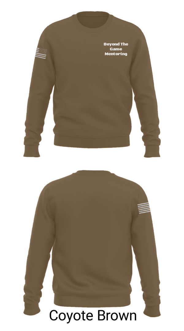 Crew Neck Sweatshirt, Beyond The Game Mentoring, , Teamtime, Team time, sublimation, custom sports apparel, team uniforms, spirit wear, spiritwear, sports uniforms, custom shirts, team store, custom team store, fundraiser sports, apparel fundraiser