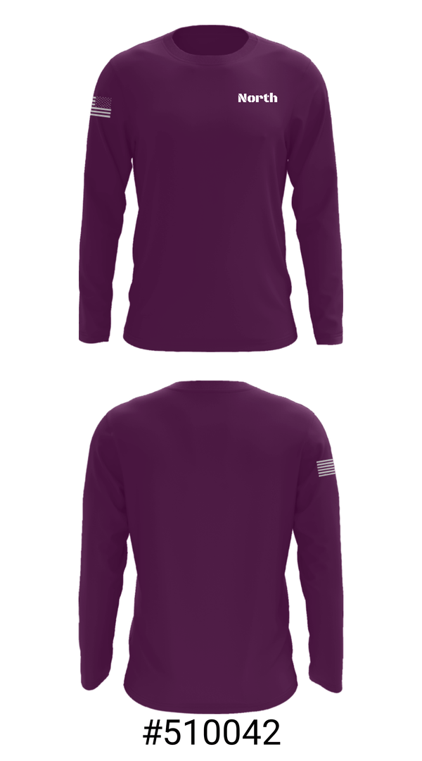 Long Sleeve Performance Shirt, North, Women's Volleyball, Teamtime, Team time, sublimation, custom sports apparel, team uniforms, spirit wear, spiritwear, sports uniforms, custom shirts, team store, custom team store, fundraiser sports, apparel fundraiser