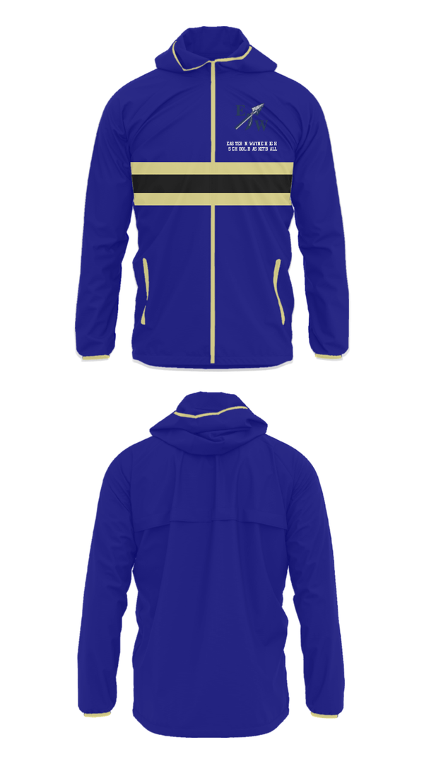 Windbreaker, Eastern Wayne High School Basketball, Women's Basketball, Teamtime, Team time, sublimation, custom sports apparel, team uniforms, spirit wear, spiritwear, sports uniforms, custom shirts, team store, custom team store, fundraiser sports, apparel fundraiser