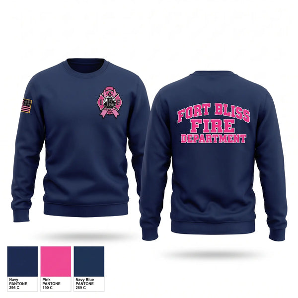 Crew Neck Sweatshirt, Fort Bliss F-299, Fire Department, Teamtime, Team time, sublimation, custom sports apparel, team uniforms, spirit wear, spiritwear, sports uniforms, custom shirts, team store, custom team store, fundraiser sports, apparel fundraiser