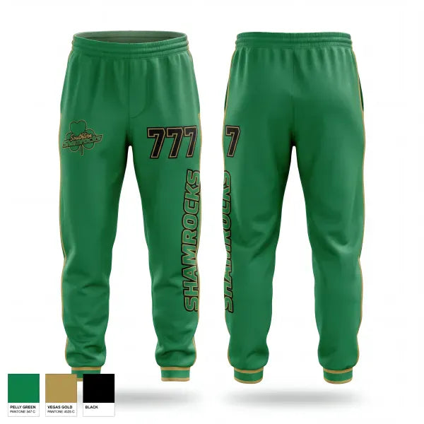 Sweatpants, 11U Southline Shamrocks, Baseball, Teamtime, Team time, sublimation, custom sports apparel, team uniforms, spirit wear, spiritwear, sports uniforms, custom shirts, team store, custom team store, fundraiser sports, apparel fundraiser
