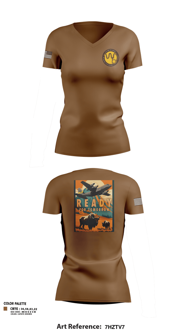 Womens Short Sleeve Vneck Shirt, 153rd R&R, Air Force, Teamtime, Team time, sublimation, custom sports apparel, team uniforms, spirit wear, spiritwear, sports uniforms, custom shirts, team store, custom team store, fundraiser sports, apparel fundraiser