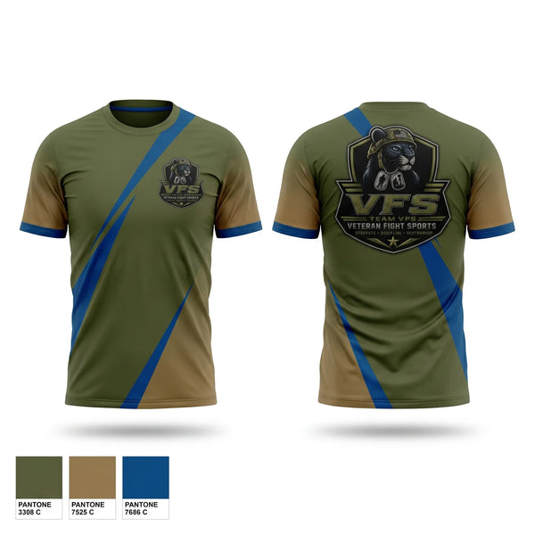 Short Sleeve Performance Shirt, Veteran Fight Sports, , Teamtime, Team time, sublimation, custom sports apparel, team uniforms, spirit wear, spiritwear, sports uniforms, custom shirts, team store, custom team store, fundraiser sports, apparel fundraiser