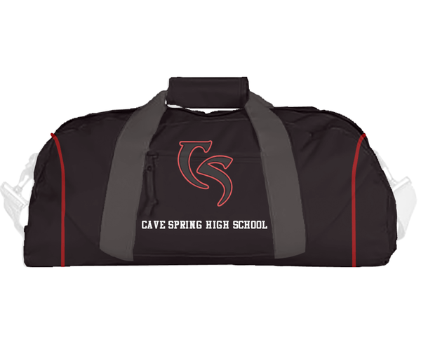 Duffle Bag, Cave Spring High School, Spirit Store, Teamtime, Team time, sublimation, custom sports apparel, team uniforms, spirit wear, spiritwear, sports uniforms, custom shirts, team store, custom team store, fundraiser sports, apparel fundraiser