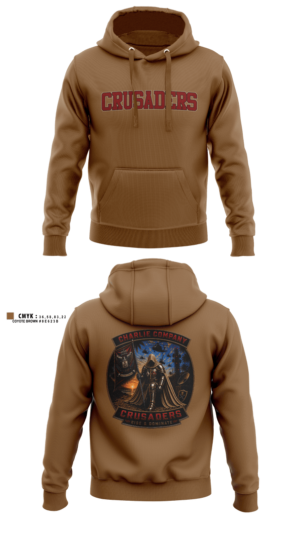 Hoodie, CRUSADERS, Army, Teamtime, Team time, sublimation, custom sports apparel, team uniforms, spirit wear, spiritwear, sports uniforms, custom shirts, team store, custom team store, fundraiser sports, apparel fundraiser