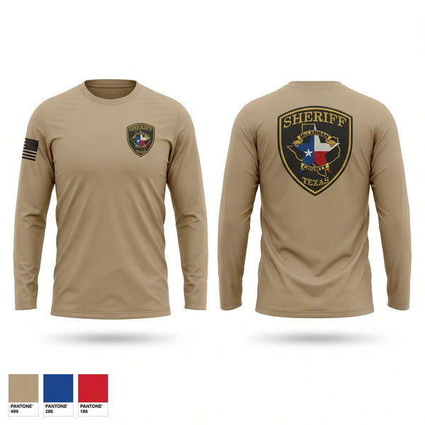 Long Sleeve Performance Shirt, McLennan County Sheriff’s Office, Police, Teamtime, Team time, sublimation, custom sports apparel, team uniforms, spirit wear, spiritwear, sports uniforms, custom shirts, team store, custom team store, fundraiser sports, apparel fundraiser