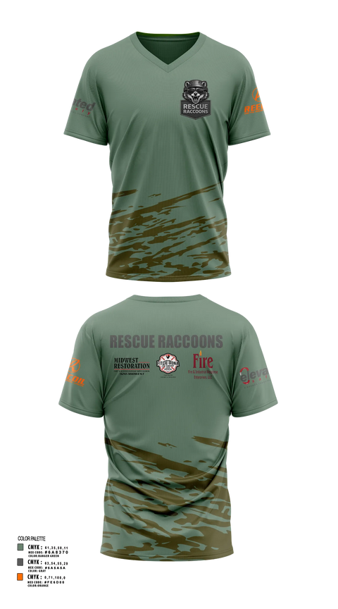 Mens Soccer Jersey, Rescue Raccoons, Fire Department, Teamtime, Team time, sublimation, custom sports apparel, team uniforms, spirit wear, spiritwear, sports uniforms, custom shirts, team store, custom team store, fundraiser sports, apparel fundraiser