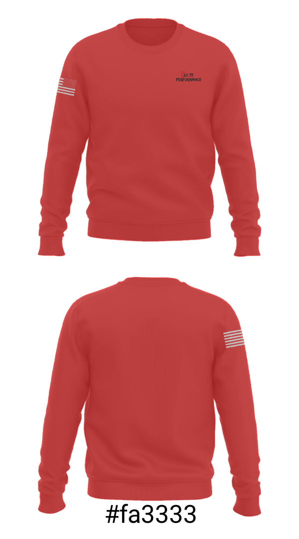 Crew Neck Sweatshirt, Fly.te Performance, , Teamtime, Team time, sublimation, custom sports apparel, team uniforms, spirit wear, spiritwear, sports uniforms, custom shirts, team store, custom team store, fundraiser sports, apparel fundraiser