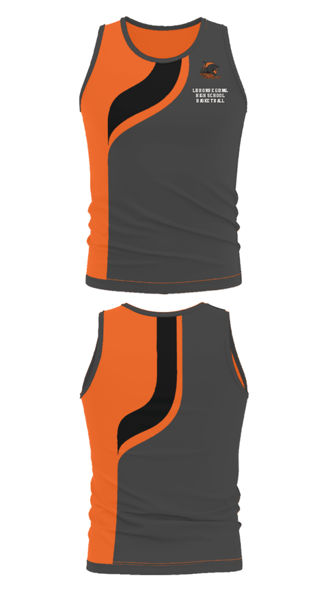 Tank Top, Lisbon Regional High School Basketball, Men's Basketball, Teamtime, Team time, sublimation, custom sports apparel, team uniforms, spirit wear, spiritwear, sports uniforms, custom shirts, team store, custom team store, fundraiser sports, apparel fundraiser