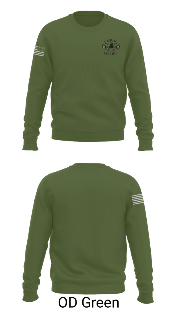 Crew Neck Sweatshirt, V Squad Bullies, , Teamtime, Team time, sublimation, custom sports apparel, team uniforms, spirit wear, spiritwear, sports uniforms, custom shirts, team store, custom team store, fundraiser sports, apparel fundraiser