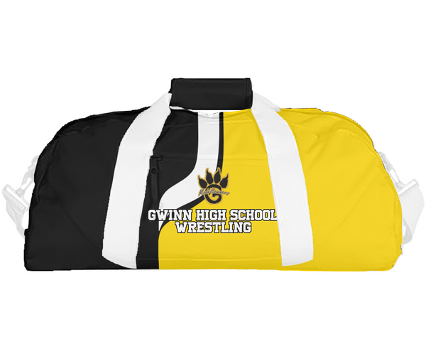 Duffle Bag, Gwinn High School Wrestling, Wrestling, Teamtime, Team time, sublimation, custom sports apparel, team uniforms, spirit wear, spiritwear, sports uniforms, custom shirts, team store, custom team store, fundraiser sports, apparel fundraiser