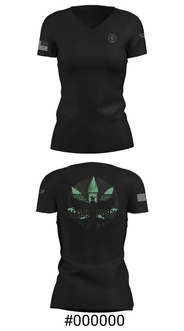 Women's Short Sleeve Vneck Shirt, HALO-FURY, , Teamtime, Team time, sublimation, custom sports apparel, team uniforms, spirit wear, spiritwear, sports uniforms, custom shirts, team store, custom team store, fundraiser sports, apparel fundraiser