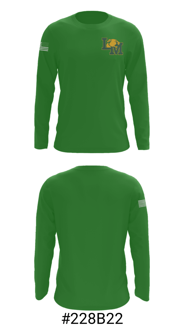 Long Sleeve Performance Shirt, Little Miami Panthers, Men's Lacrosse, Teamtime, Team time, sublimation, custom sports apparel, team uniforms, spirit wear, spiritwear, sports uniforms, custom shirts, team store, custom team store, fundraiser sports, apparel fundraiser