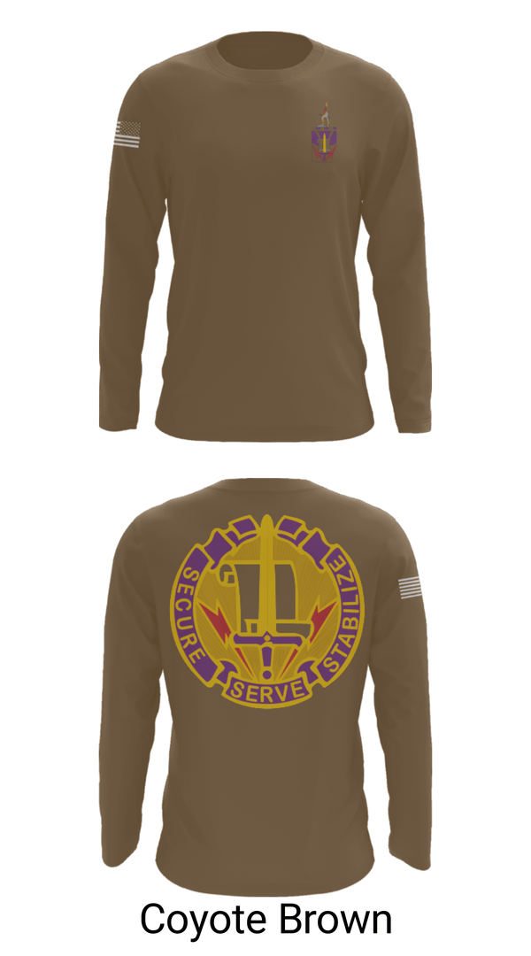 Long Sleeve Performance Shirt, 405th Civil Affairs Battalion, Army, Teamtime, Team time, sublimation, custom sports apparel, team uniforms, spirit wear, spiritwear, sports uniforms, custom shirts, team store, custom team store, fundraiser sports, apparel fundraiser