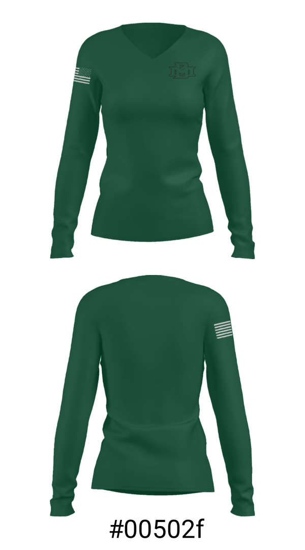 Women's Long Sleeve Vneck Shirt, Marion High School Basketball, Men's Basketball, Teamtime, Team time, sublimation, custom sports apparel, team uniforms, spirit wear, spiritwear, sports uniforms, custom shirts, team store, custom team store, fundraiser sports, apparel fundraiser
