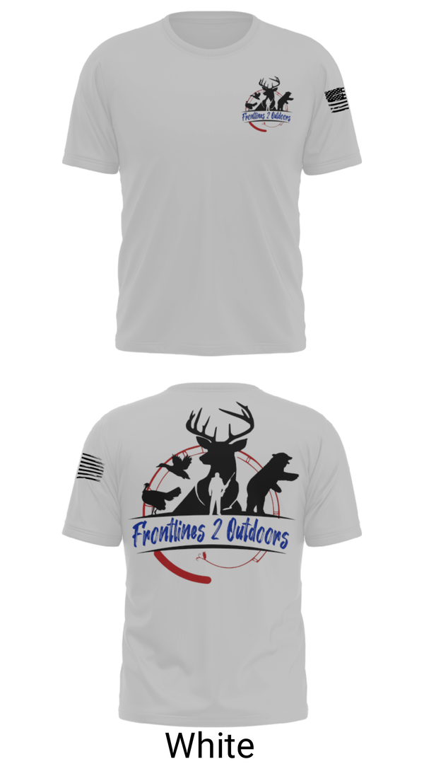 Short Sleeve Performance Shirt, Frontlines 2 Outdoors (F2O), , Teamtime, Team time, sublimation, custom sports apparel, team uniforms, spirit wear, spiritwear, sports uniforms, custom shirts, team store, custom team store, fundraiser sports, apparel fundraiser