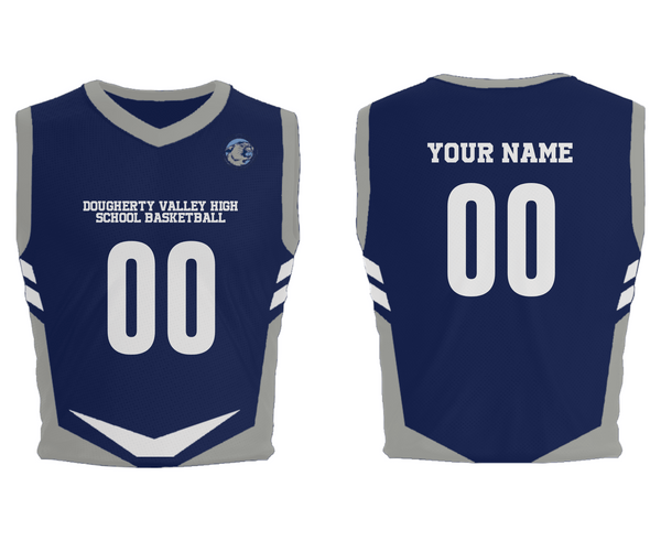 Mens Basketball Jersey, Dougherty Valley High School Basketball, Women's Basketball, Teamtime, Team time, sublimation, custom sports apparel, team uniforms, spirit wear, spiritwear, sports uniforms, custom shirts, team store, custom team store, fundraiser sports, apparel fundraiser