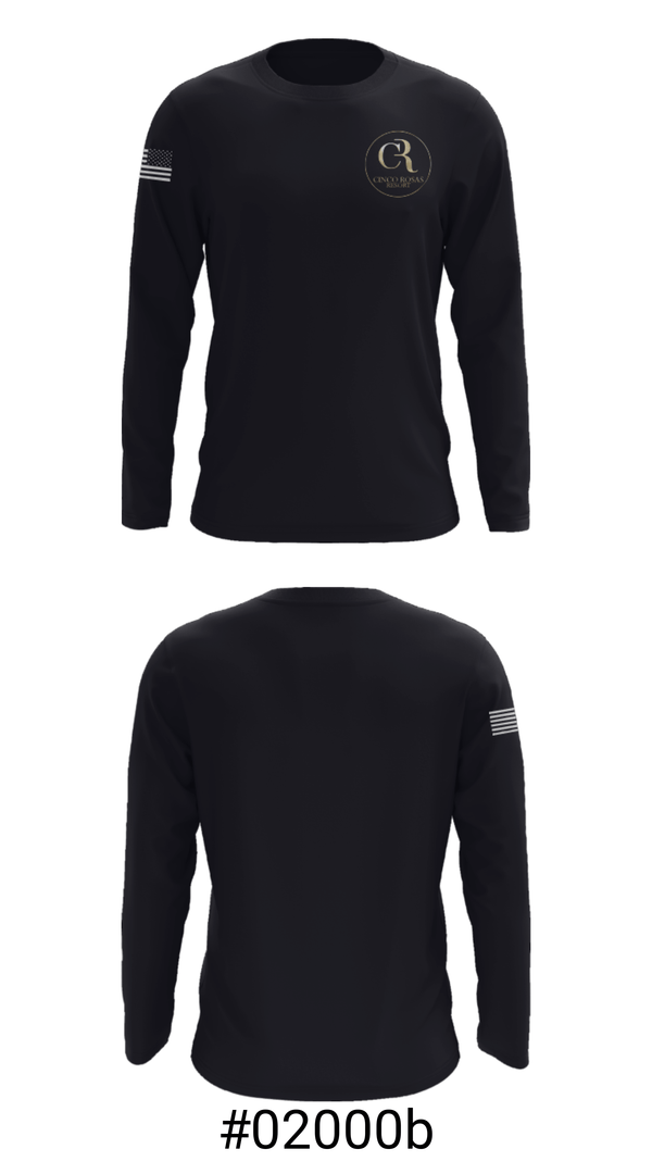 Long Sleeve Performance Shirt, Cinco Rosas Resort, Tennis, Teamtime, Team time, sublimation, custom sports apparel, team uniforms, spirit wear, spiritwear, sports uniforms, custom shirts, team store, custom team store, fundraiser sports, apparel fundraiser