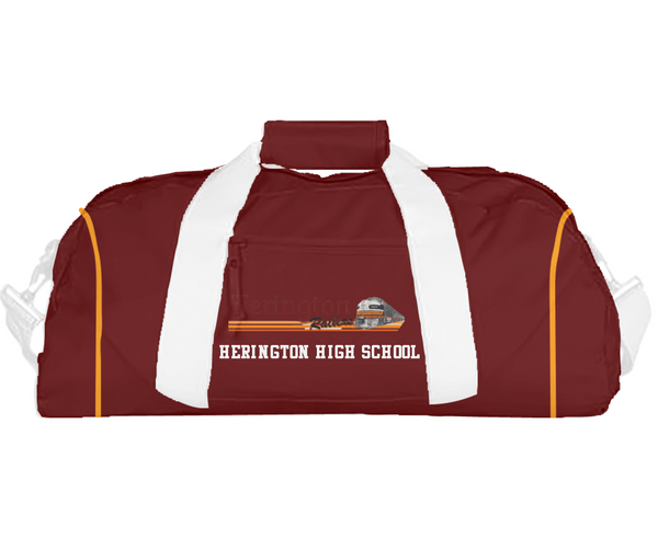 Duffle Bag, Herington High School, Spirit Store, Teamtime, Team time, sublimation, custom sports apparel, team uniforms, spirit wear, spiritwear, sports uniforms, custom shirts, team store, custom team store, fundraiser sports, apparel fundraiser