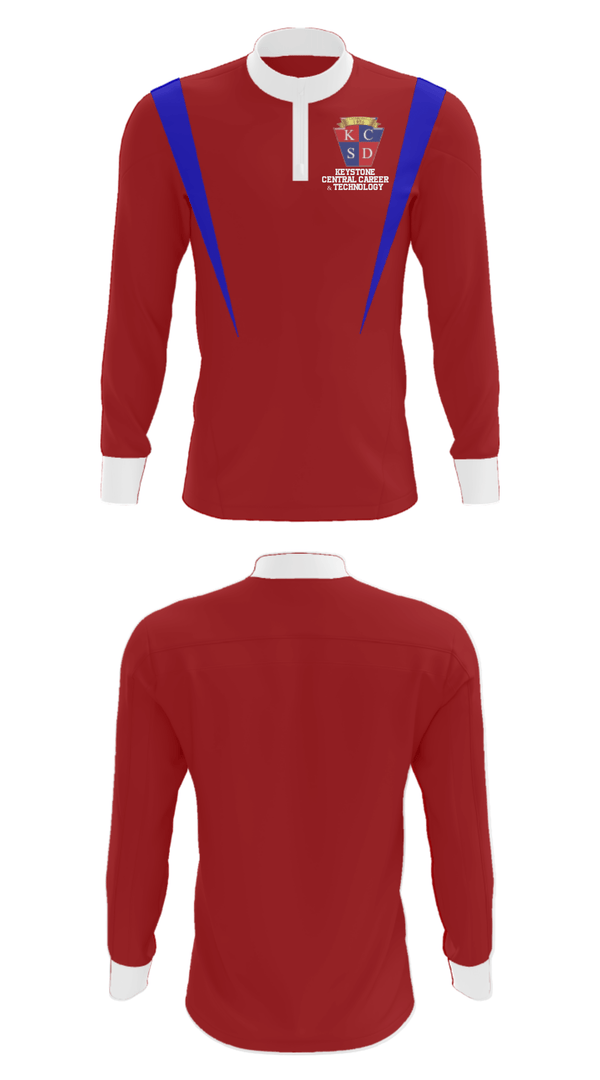 Quarter Zip Jacket, Keystone Central Career & Technology, Spirit Store, Teamtime, Team time, sublimation, custom sports apparel, team uniforms, spirit wear, spiritwear, sports uniforms, custom shirts, team store, custom team store, fundraiser sports, apparel fundraiser