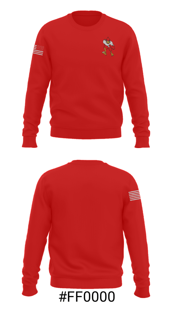 Crew Neck Sweatshirt, Henry-Senachwine Grade School, Spirit Store, Teamtime, Team time, sublimation, custom sports apparel, team uniforms, spirit wear, spiritwear, sports uniforms, custom shirts, team store, custom team store, fundraiser sports, apparel fundraiser