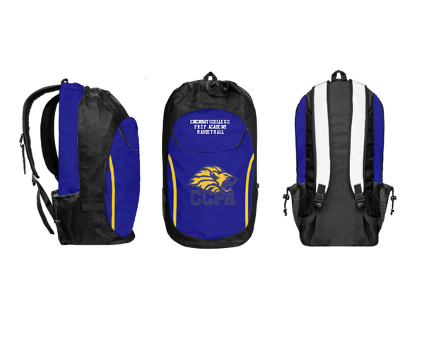 Gear Bag, Cincinnati College Prep Academy Basketball, Women's Basketball, Teamtime, Team time, sublimation, custom sports apparel, team uniforms, spirit wear, spiritwear, sports uniforms, custom shirts, team store, custom team store, fundraiser sports, apparel fundraiser