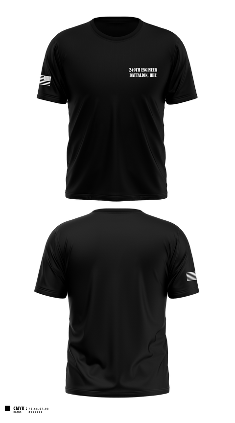 Short Sleeve Performance Shirt, 249th Engineer Battalion, HHC, Army, Teamtime, Team time, sublimation, custom sports apparel, team uniforms, spirit wear, spiritwear, sports uniforms, custom shirts, team store, custom team store, fundraiser sports, apparel fundraiser