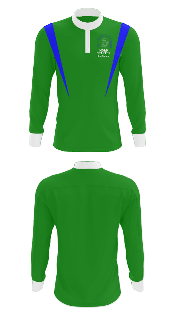 Quarter Zip Jacket, Moab Charter School, Spirit Store, Teamtime, Team time, sublimation, custom sports apparel, team uniforms, spirit wear, spiritwear, sports uniforms, custom shirts, team store, custom team store, fundraiser sports, apparel fundraiser